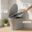 Elongated Comfort Height 17" ADA Tornado Flush One-Piece Toilet, 1.1/1.6 GPF Dual Flush Siphonic S-Trap 12", Soft Closing Seat, MAP 1000g