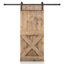 Porte de grange à panneaux et en bois avec quincaillerie d'installation-87953014-87953029-87953085