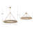 Santi Roxanne Wagon Wheel Chandelier-124538396