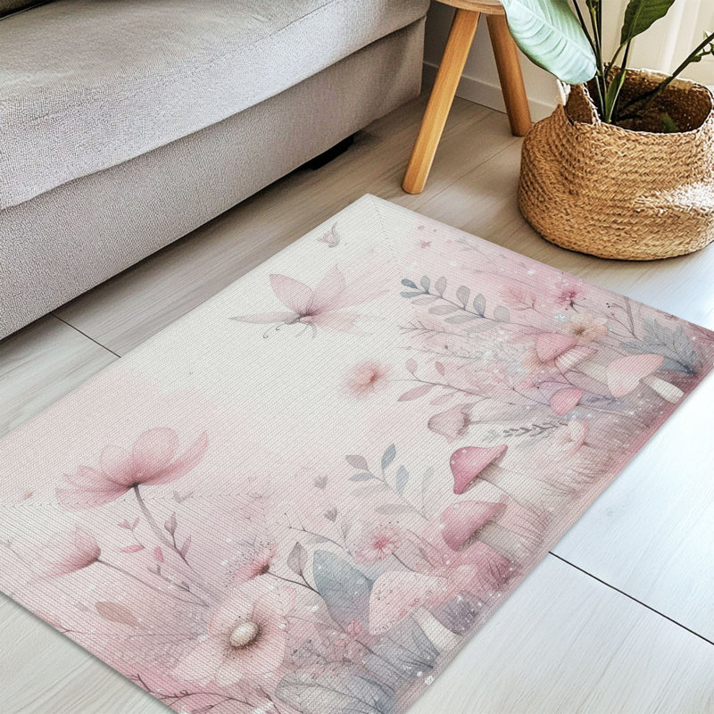 Tapis tressé Fairyland Garden, Rectangulaire 3 pi x 5 pi