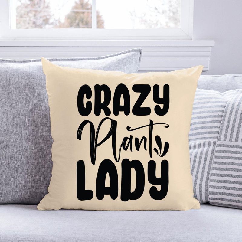 Amant de jardin - Citation amusante 479 - Coussin décoratif inclus, H 16 po x l 16 po