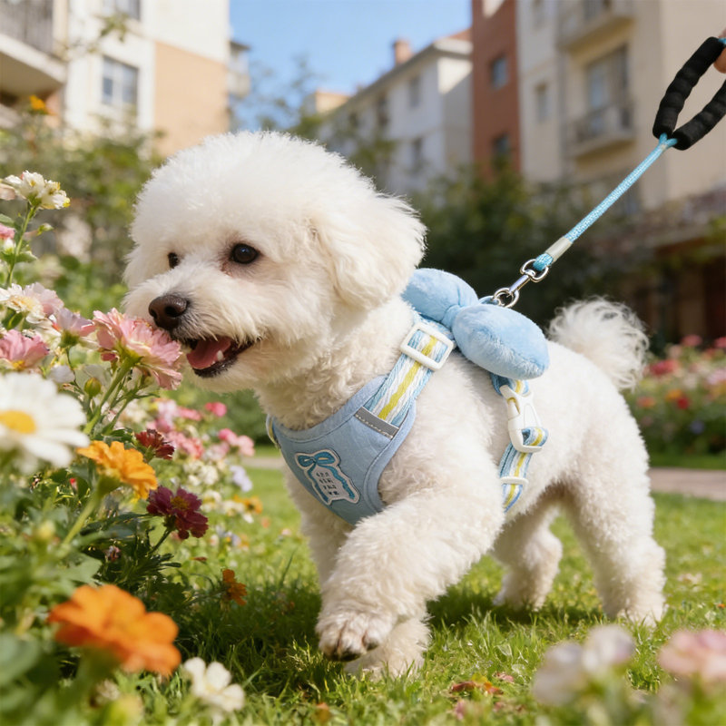 Gilet ajustable pour animal de compagnie, bleu, BUXL