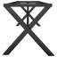 Dolder Coffee Table Legs X-Frame Steel