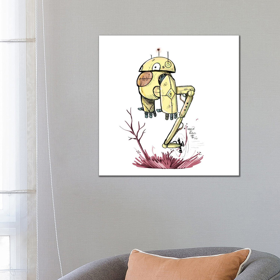 Robot IV von Annada N. Menon - Galerie- Giclée auf Leinwand