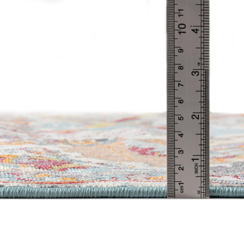 Haefner Floral Indoor Rug, Round 3'3"