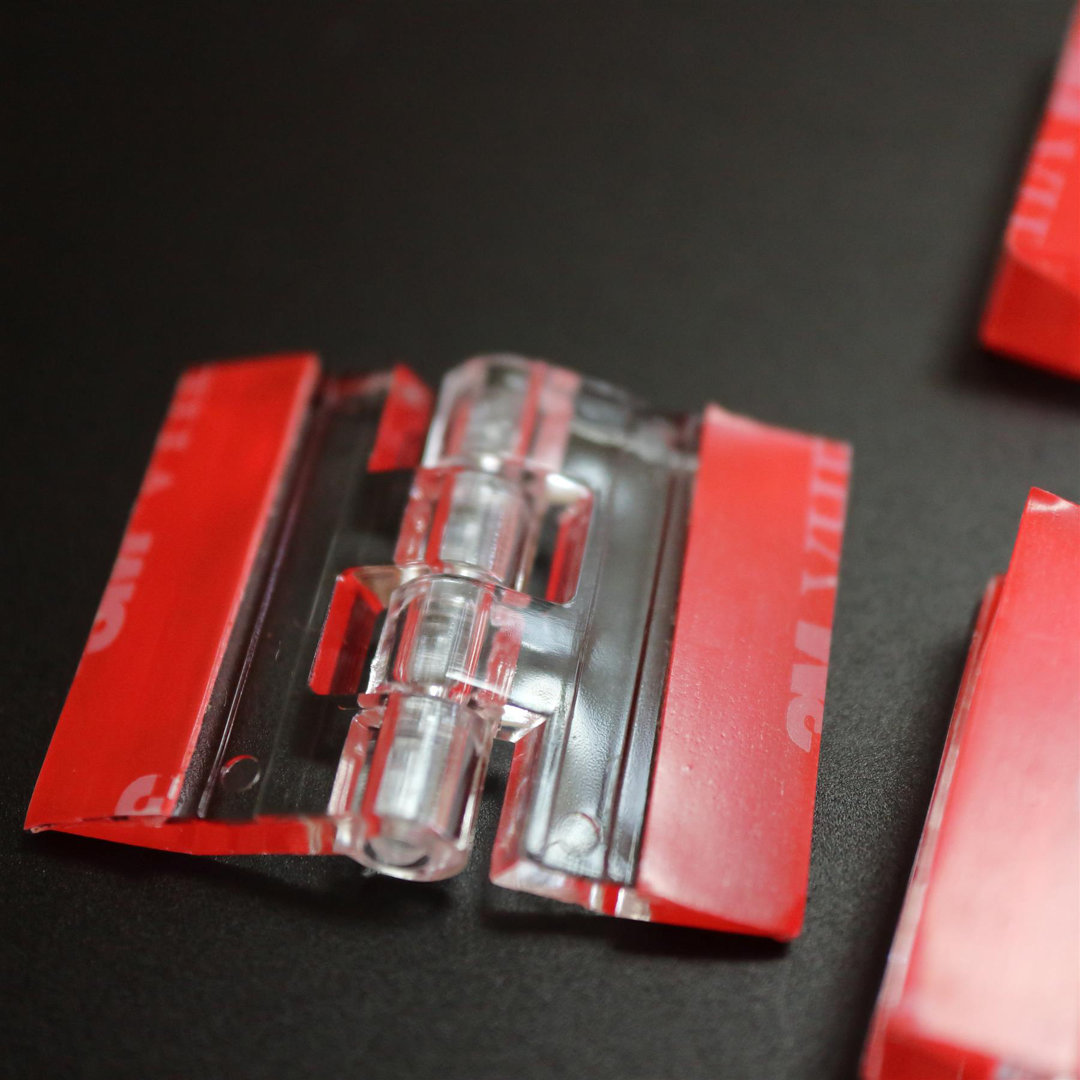 Acrylic Hinges - No Glue Required. Transparent Clear Plastic Acrylic 25mm