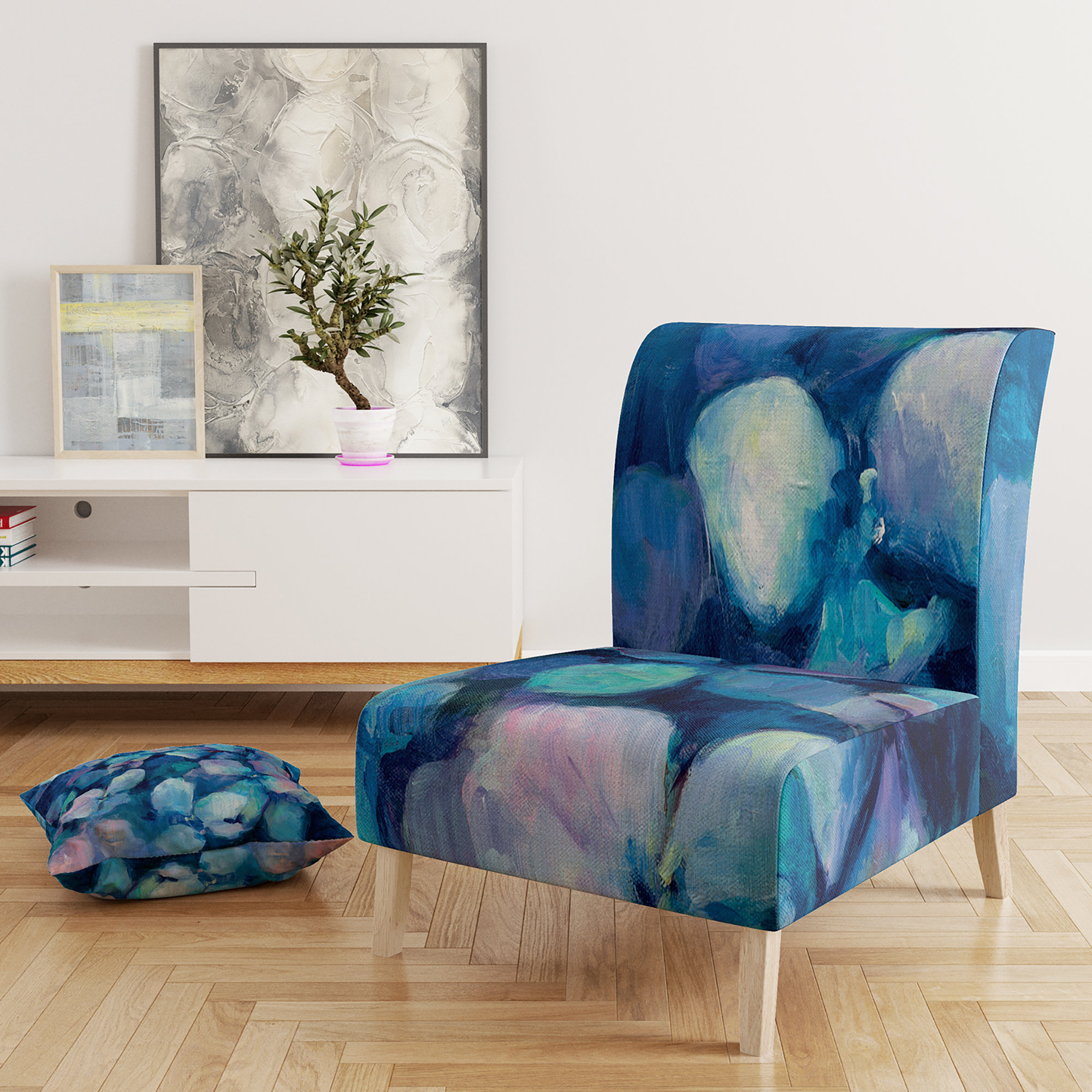 Multi colored upholstered chairs hot sale