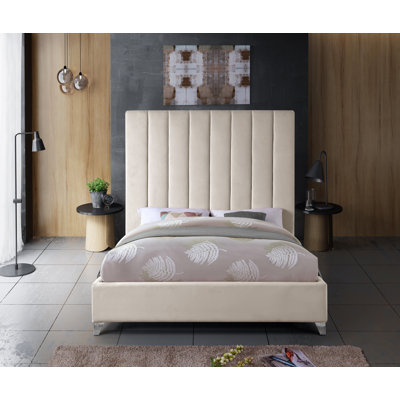 Lit plateforme tapissier Sibert