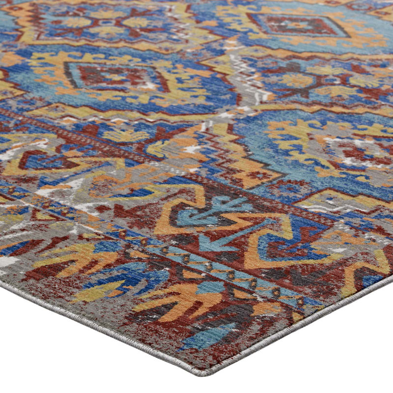 Modway Centehua Distressed Southwestern Aztec Area Rug, Rectangle 8' x 10'