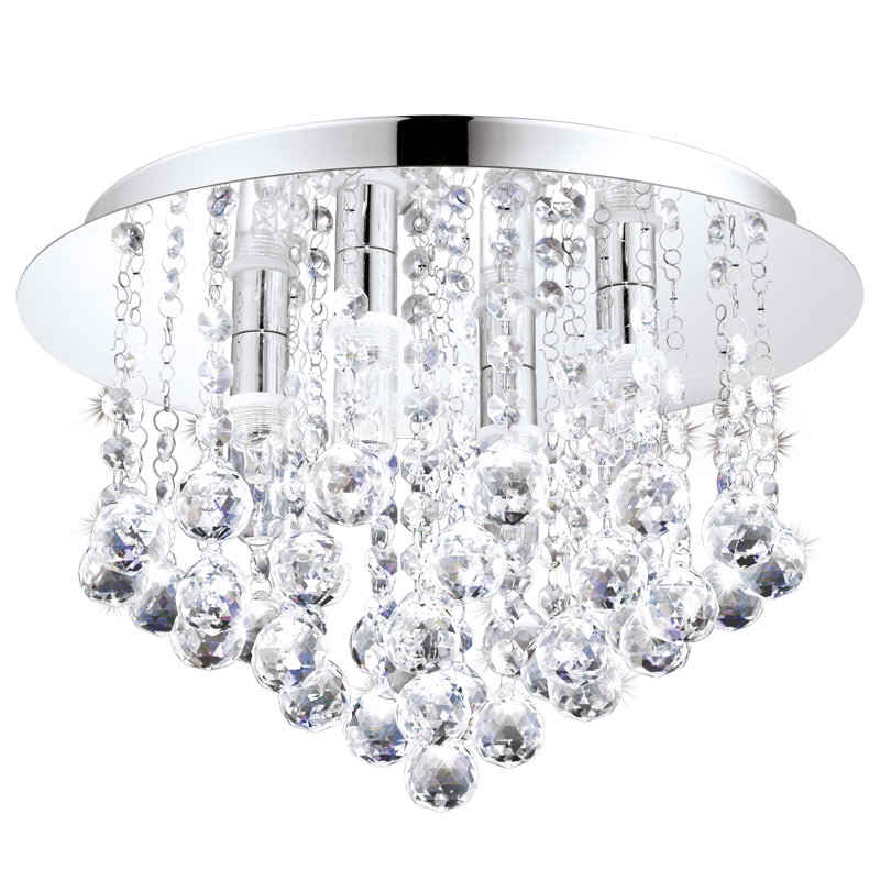 Isabeau Crystal LED Flush Mount