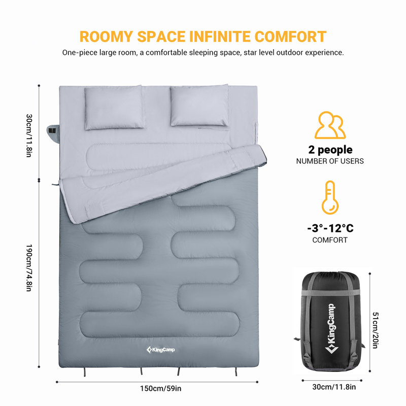 6.5'' Air Mattress, Gray