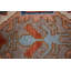 Tapis décoratif géométrique Oushak indien 4 x 6