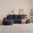 Modern Curved sofa ,Chenille Upholstered Boneless Sectional Sofa Couch Set,Modular 108.5" L Shaped Sectional Living Room Sofa Set With 3 Pillows,Free Combination Sofa Couch for Living Room,Bedroom-616325117-616325118