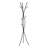 Coat Rack, Hall Tree, Free Standing, 11 Hooks, Entryway, 74"H, Bedroom, Contemporary, Modern-1332126002