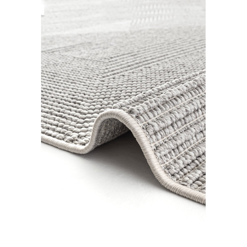 Randol Geometric Machine Made Indoor / Outdoor Area Rug, Runner 120 x 300cm