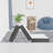 Cabrera 4-Inch Portable Tri-Folding Capability Gel Memory Foam Mattress, Removable and Washable-88070118