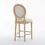 Tabourets de bar en bois massif, tabouret de cuisine rembourré