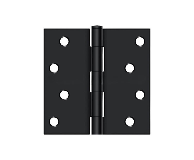 Steel Hinge, Paint Black