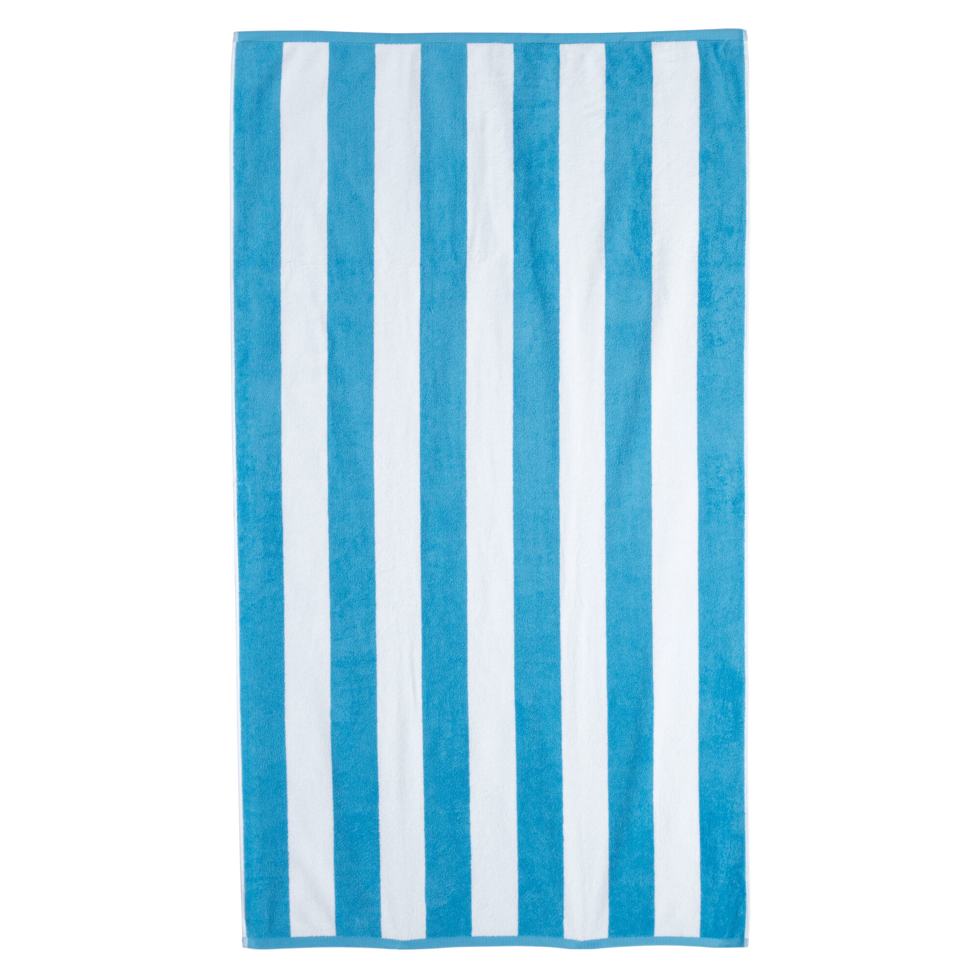 Kassatex Cabana Stripe Beach Towel - Aqua