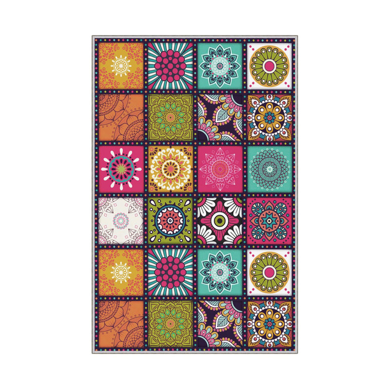 Tapis tissé de qualité supérieure (23,6 x 39,4 pouces), 100% polyester, antibactérien, antidérapant en PVC | Hauteur des poils de 8 mm, 650 gr / m² | Lavable à la machine, impression numérique 3D, idéale pour la décoration de la maison et du bureau