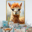 Brun majestueux Alpaca Portrait II - Alpaca, art mural-838419013-838419010