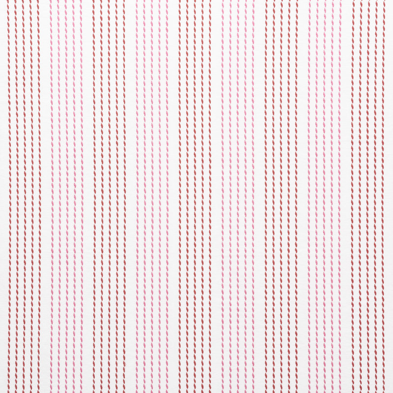 Running Stitch Fabric, Red/Pink