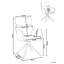49cm H Polyester Upholstered Upholstered Back Armchair in Beige