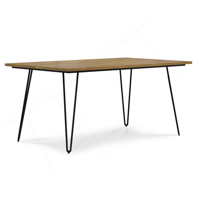 Hunter Dining Table In Light Brown, Light Brown