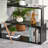 Innovative 360-Degree Rotating L-Shaped Desk With Ample Storage And Modern Design For Versatile Home Office Use.