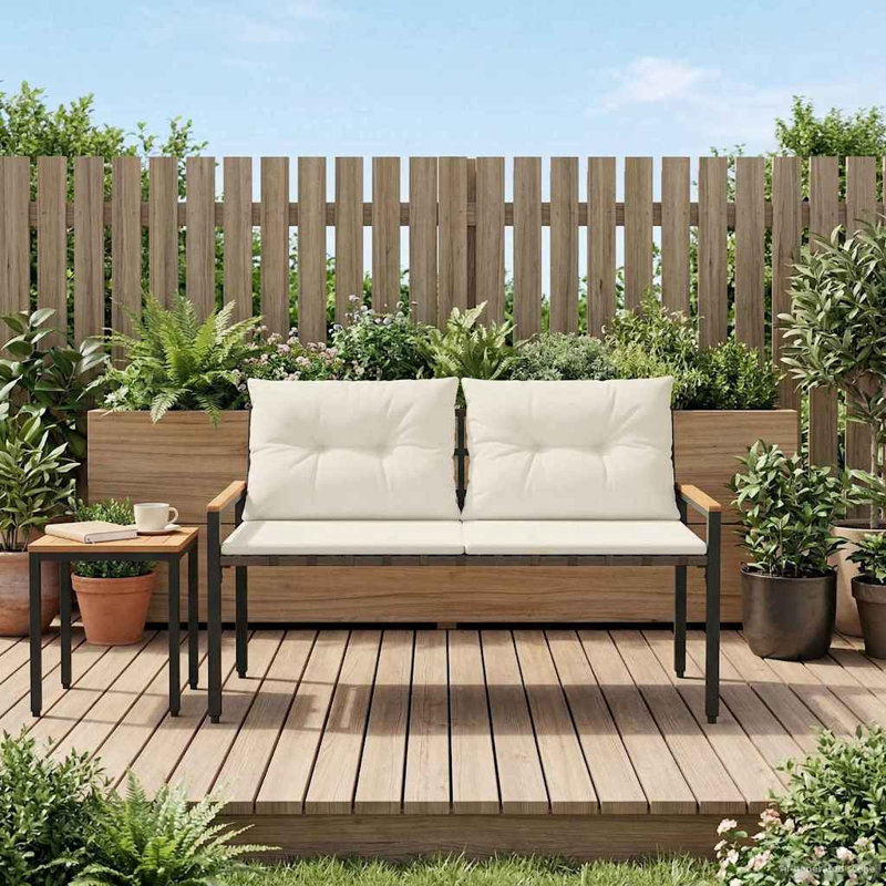 Outdoor Bench, Cream White