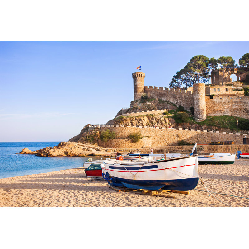 Tossa De Mar par Poike - photographie sur toile tendue, L 12 po x H 8 po