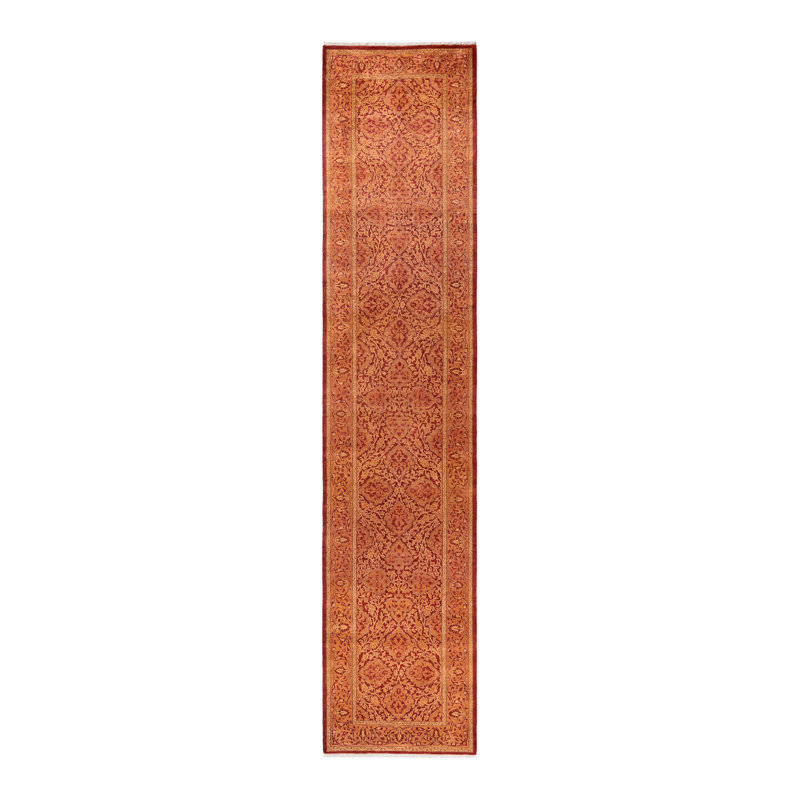 Classic One-of-a-Kind 2'7" X 11'10" Hand Knotted Area Rug