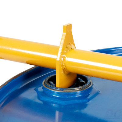 55 Gallon Drum Dolly, 1200 Lbs Load Capacity, Barrel Dolly Cart Drum Caddy Round Dolly Steel Low Profile, Heavy Duty Steel Frame With Adjustable Handle 3 Wheels, For Workshop Factory Warehouse