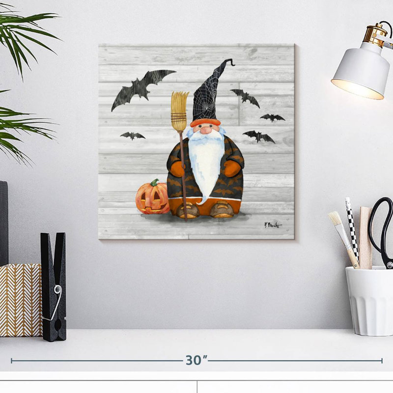 Gnome d'Halloween Lelend III, H 16 po x l 16 po