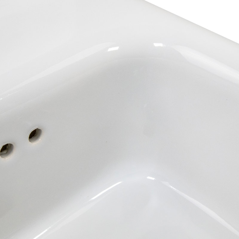 Victorian 17.91'' L Bathroom Sink, White