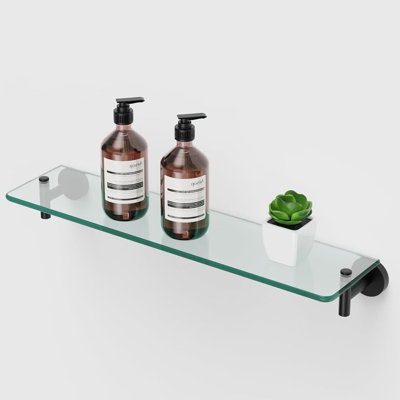 Nitalia Glass Wall Bathroom Shelves