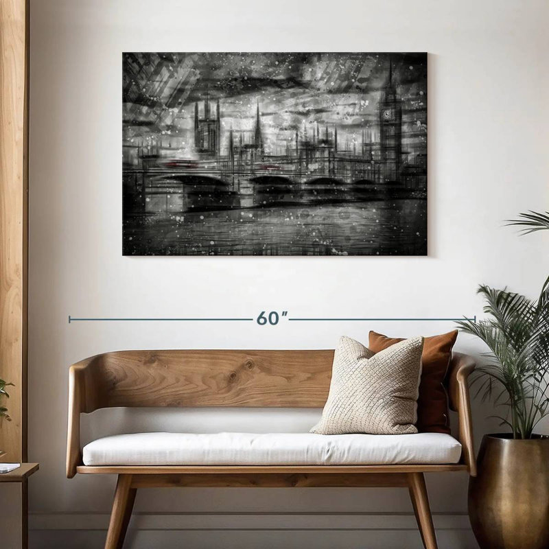 Ravi London Dynamic Shapes, 30" H x 45" W