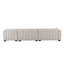 Canapé modulaire en velours de 138,97 po de largeur-2066948763-2025393942