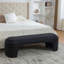 Banc de chambre rembourré sans accoudoirs de 64,96 po de largeur-129191432