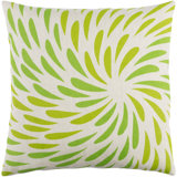 Flying Colors Floral Linen Throw Pillow