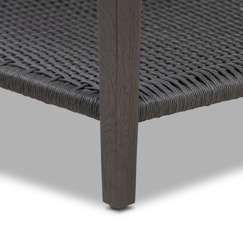 Mott Nightstand, Smoked Black
