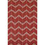 Tapis oriental rouge fait à la main 5 x 8 Gabbeh