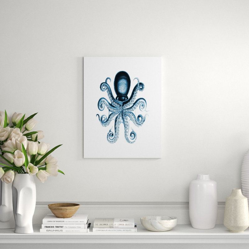 Blue Ink III Print by Sofia Fox, Outdoor, 31" H x 24" W