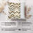 Abstract Retro Beige Chevron Zig Zag Pattern Scandinavian-86255278