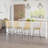 Rattan Bar Stools Set Of 4, 26" Counter Height Barstools, Boho Kitchen Island Stools With Breathable Wicker Seat And Back-1399347097