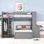 Lit superposé en forme de L avec bureau, bibliothèque et armoire Hasel-1959455040-2000484748