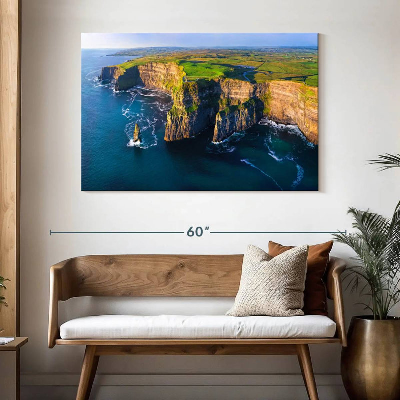Hannes, falaises de Moher en Irlande, H 32 po x l 48 po