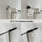 34"-35 1/2" W x 72" H Pivot Frameless Shower Door with Clear Glass-105186178