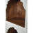 Hand-crafted Solid Wood Arched 4 Shelf Narrow Bookcase