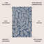 Tapis bleu marine / ivoire Mechling Nevis-326823121